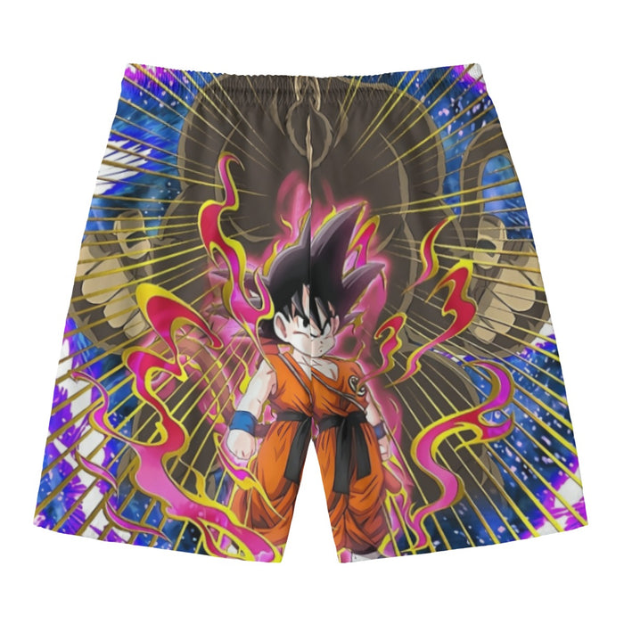 Great Ape Monkey Kid Goku Galaxy High-Quality Battle 3D Beach Pants