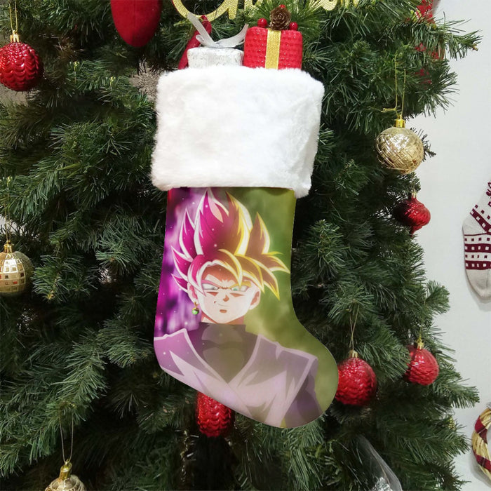 Dragon Ball Super Saiyan Black Goku Rose 2 Epic Style Christmas Socks