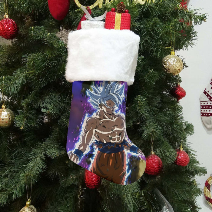 Dragon Ball Goku Ultra Instinct Power Up Vibrant 3D Christmas Socks