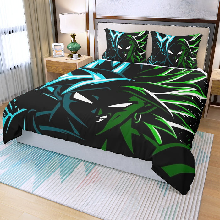 Dragon Ball Super Super Broly Three Piece Duvet Cover Set