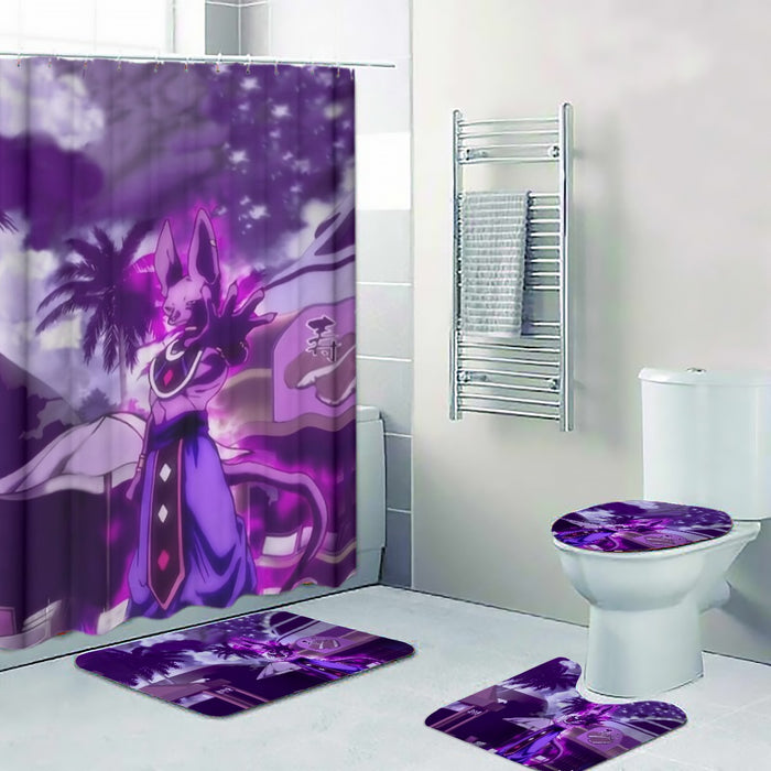 Dragon Ball Super God Of Destruction Dope Lord Beerus Four-piece Bathroom