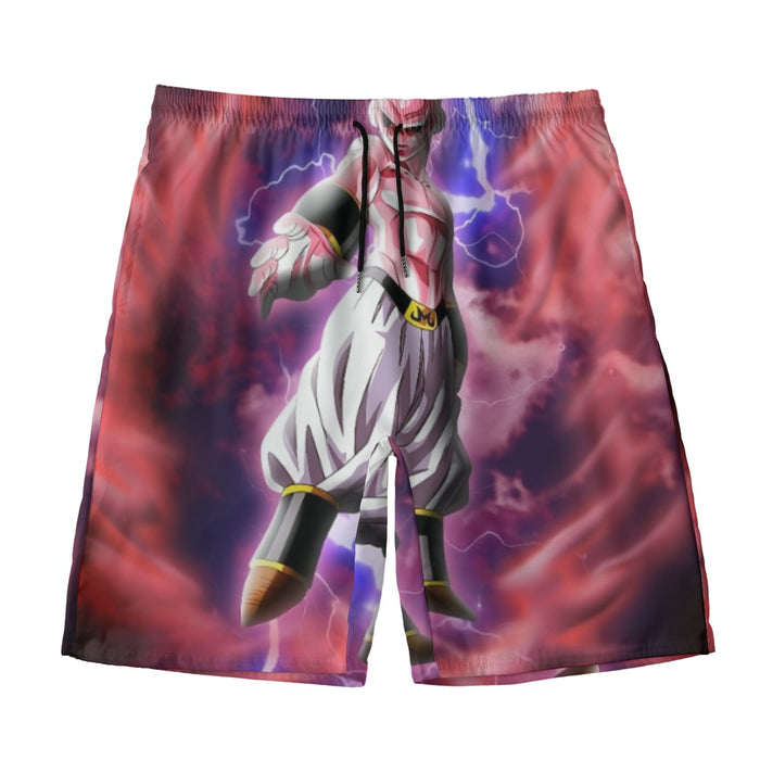 Majin Ultimate Mighty Kid Buu Tie Dye Lightning Amazing 3D Beach Pants