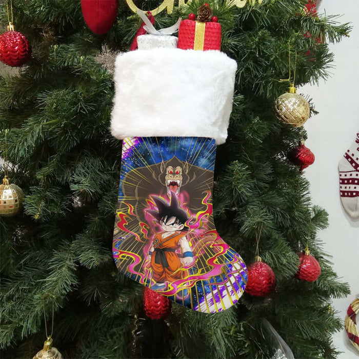 Great Ape Monkey Kid Goku Galaxy High-Quality Battle 3D Christmas Socks