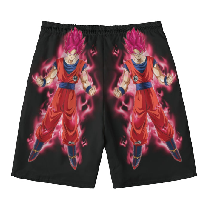 Dragon Ball Super Saiyan Goku Kaioken Epic Red Casual Beach Pants — DBZ  Store