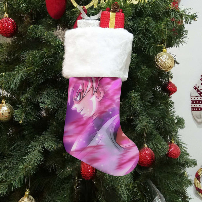 Dragon Ball Super Saiyan Black Goku Rose Cool Casual Christmas Socks