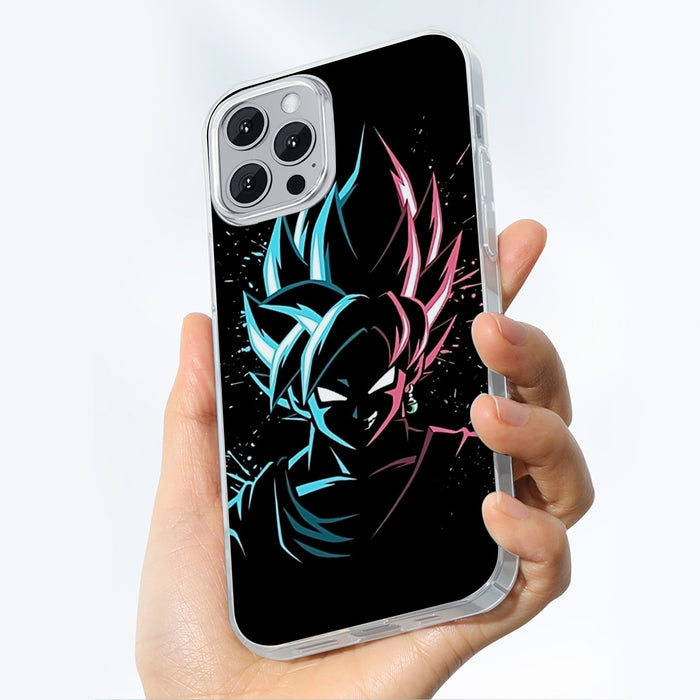 Dragon Ball Super  SSGSS Goku x Black Goku SSJ Rose iPhone 13 Case