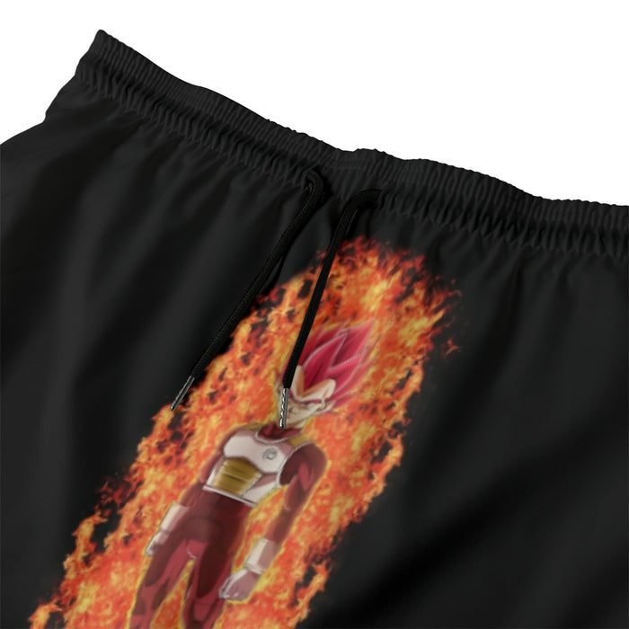 DBZ Vegeta Super Saiyan God Whis Symbol Fire Aura Streetstyle  Beach Pants