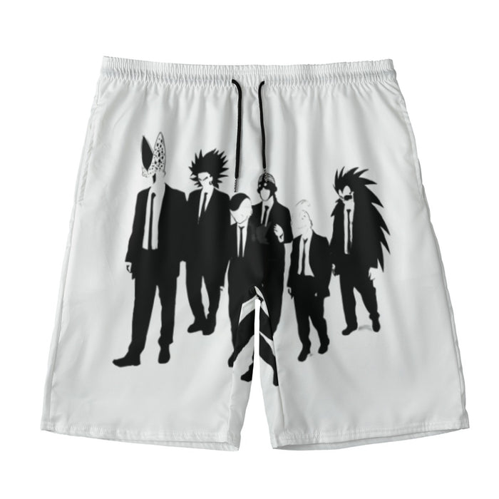 Dragon Ball Characters With Reservoir Dogs Movie Pose Beach Pants