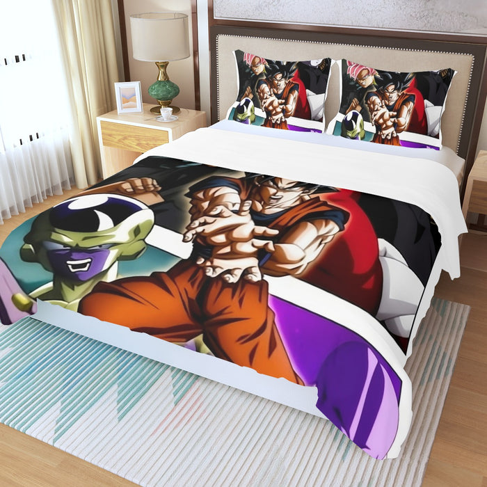 Goku Black Kamehameha Dragon Ball Z Three Piece Duvet Cover Set