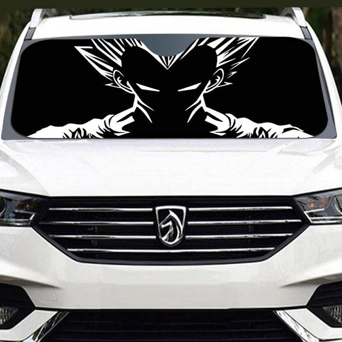 Dragon Ball Z Bad-Ass King Vegeta Graphic Windshield Sunshade