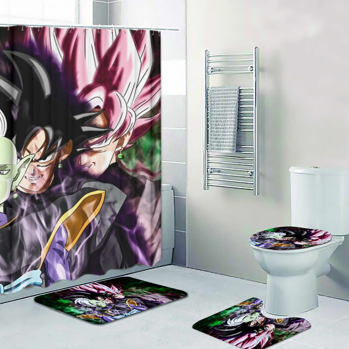 Dragon Ball Super Zamasu Goku Black Goku Rose Cool Four-piece Bathroom