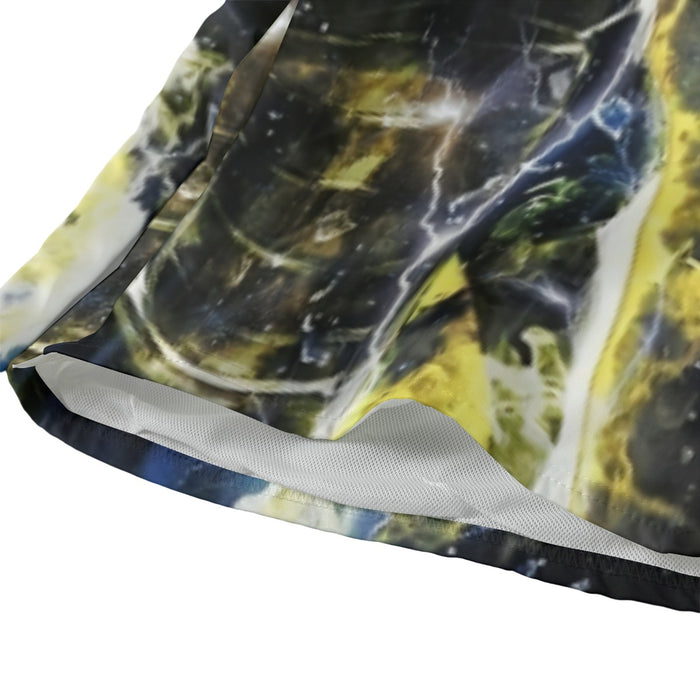 Dragon Ball Z Super Saiyan Vegeta Yellow Aura Epic Beach Pants