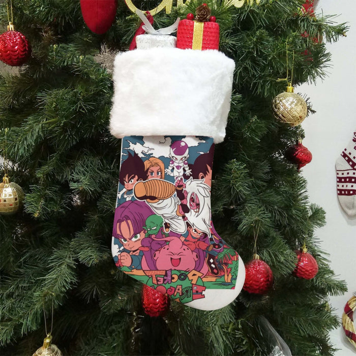 Kid Versions Of Dragon Ball Z Characters Christmas Socks
