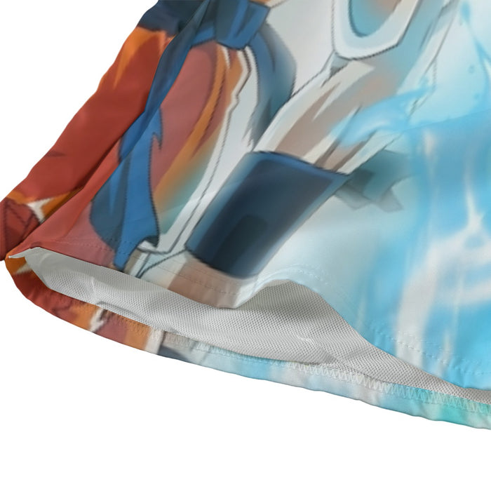 Dragon Ball Serious Super Saiyan Goku 2 Blue Epic Aura Beach Pants