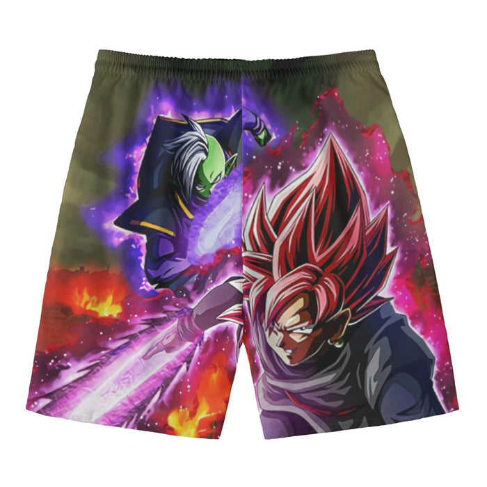 DBZ Goku Black Zamasu Super Saiyan Rose Dope Vibe Beach Pants