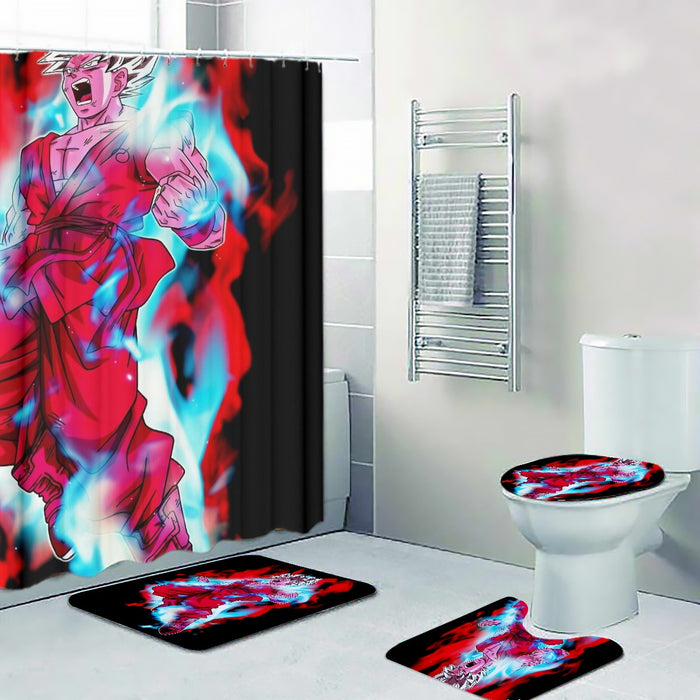 Dragon Ball Cool Goku White Super Saiyan Whis Symbol Four-piece Bathroom