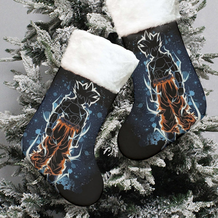 Dragon Ball Z Goku Ultra Instinct Shadow Christmas Socks