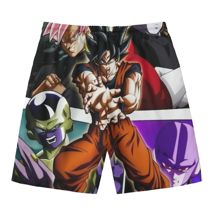 Goku Black Kamehameha Dragon Ball Z Beach Pants