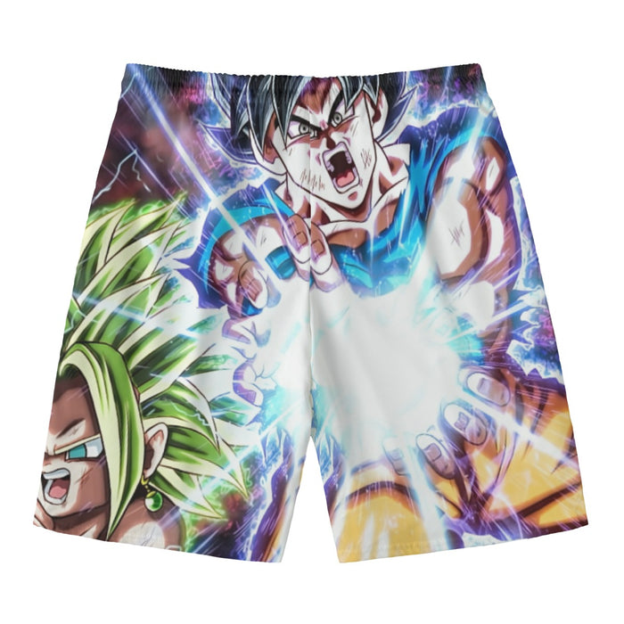 Dragon B Z Son Goku Powerful Kamehameha Released Beach Pants