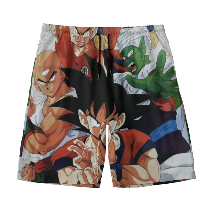 Dragon Ball Goku Piccolo Krillin Heroes Group Awesome Design Beach Pants