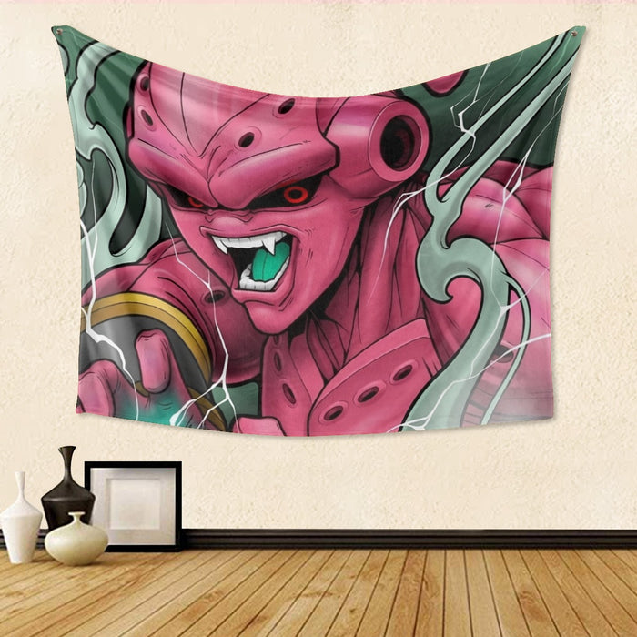 Awesome Majin Buu Attack Tapestry
