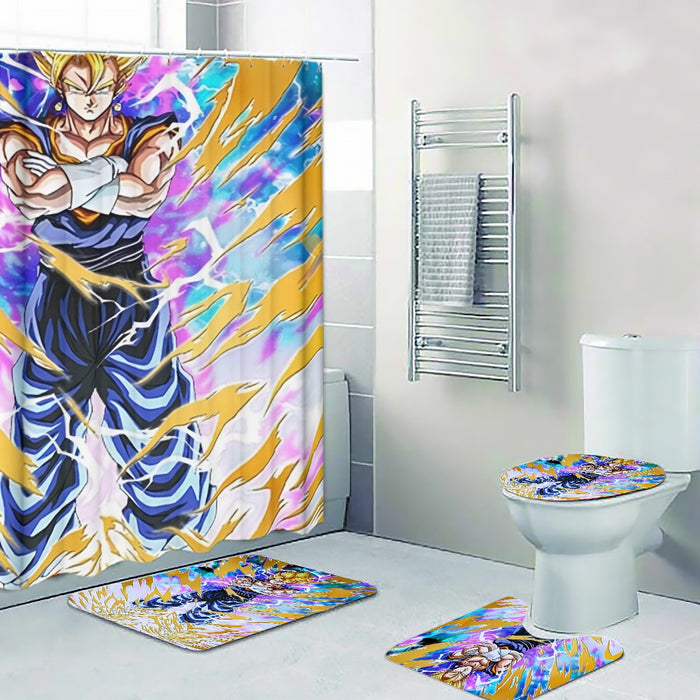 Dragon Ball Vegito Super Power Aura Thunder Hearing Super Saiyan Four-piece Bathroom