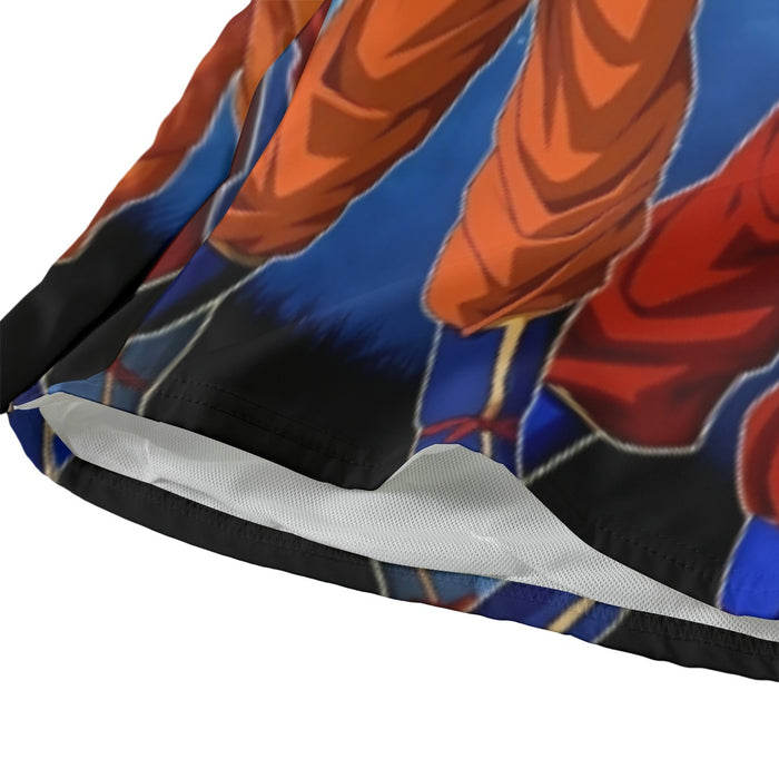 Dragon Ball Z Cool Goku Super Saiyan Transformation Beach Pants