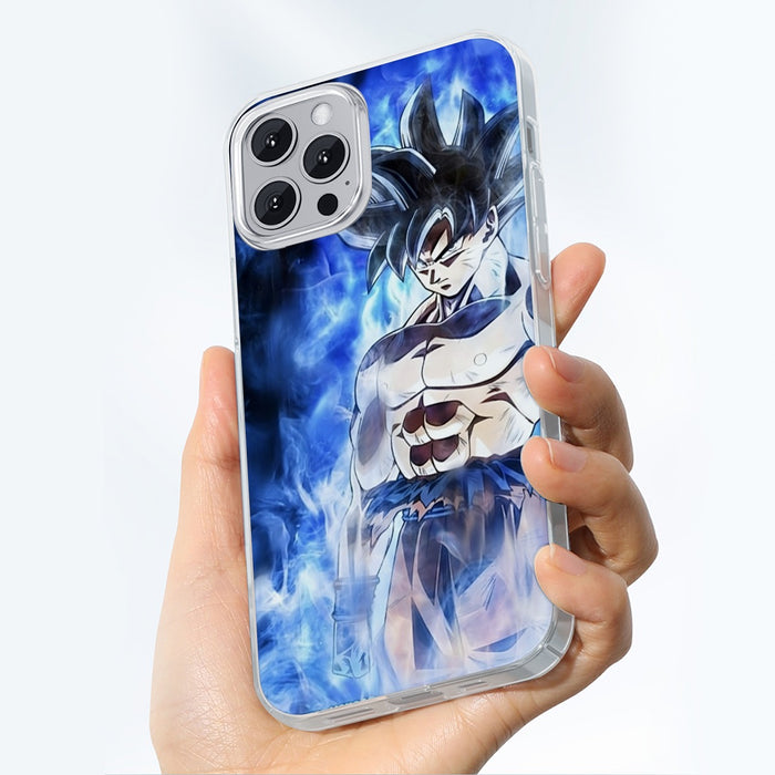 Dragon Ball Super Goku Ultra Instinct Blue Cool Casual iPhone 13 Case