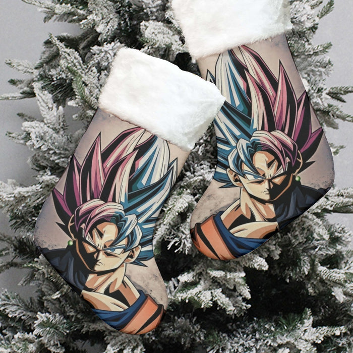 Dragon Ball Super SSGSS Christmas Socks