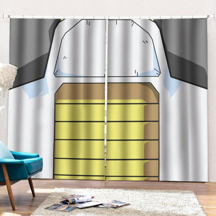 Dragon Ball Super Vegeta Cool Whis Armor Suit Cosplay Curtains with Hooks