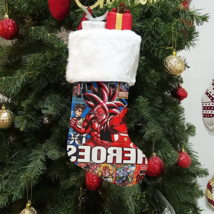 Japan Magazine Full Cover Gogeta Heroe SSJ4 Stylish 3D Christmas Socks