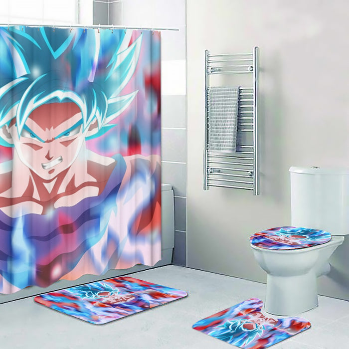 Dragon Ball Super Saiyan Blue Goku Four-piece Bathroom