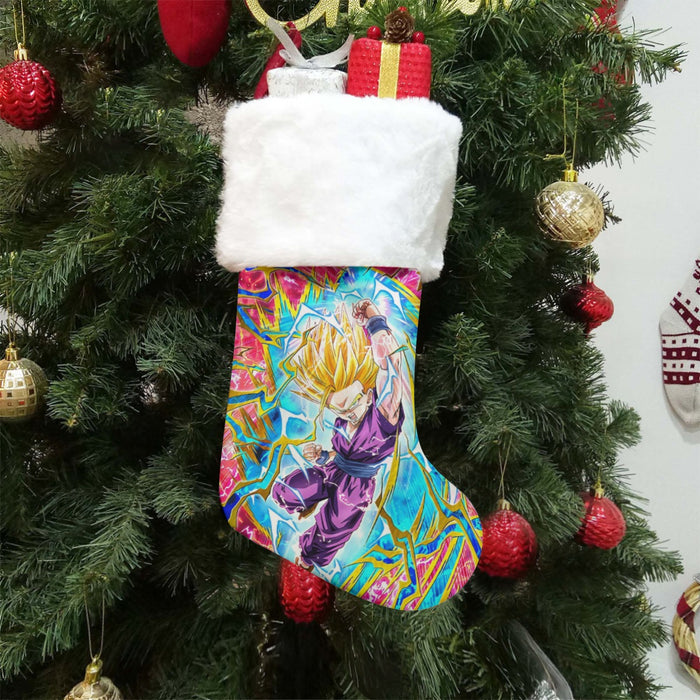 Teen Gohan Dragon Ball Full Tilt Kamehameha Super Saiyan 2 Christmas Socks