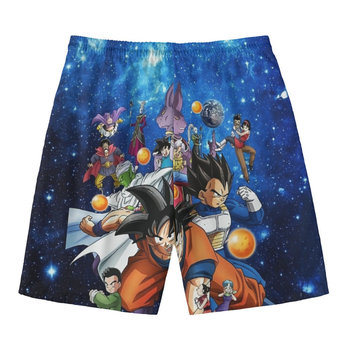 Dragon Ball Super Destruction Gods Goku Vegeta Beach Pants