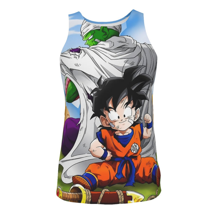 Dragon Ball Amazing Master Piccolo Train Strong Kid Gohan Tank Top