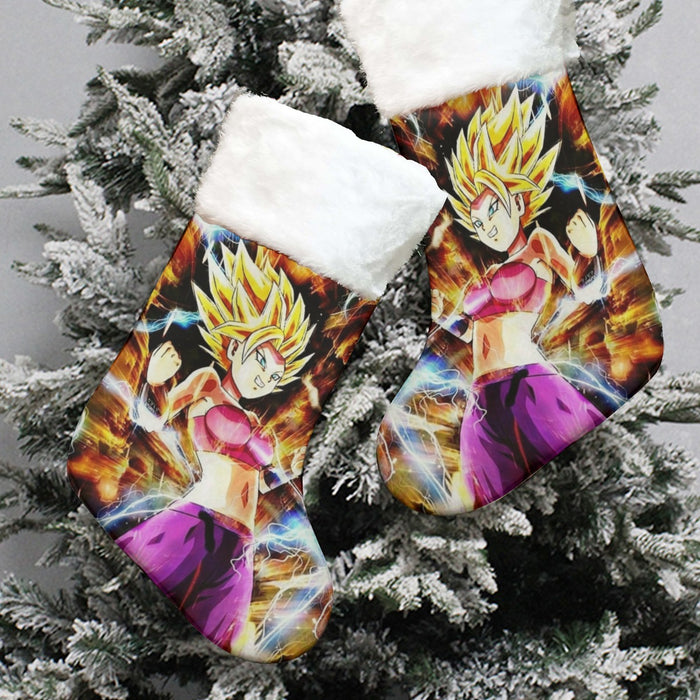 Dragon Ball Super Caulifla Super Saiyan 2 Epic Casual Christmas Socks