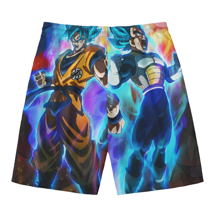 DBZ Legendary Broly Son Goku Vegeta Super Saiyan Blue  Beach Pants