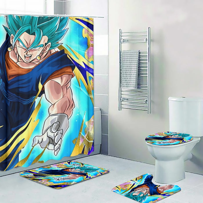 Dragon Ball Super Vegito Ultra Instinct Cool Colorful Four-piece Bathroom