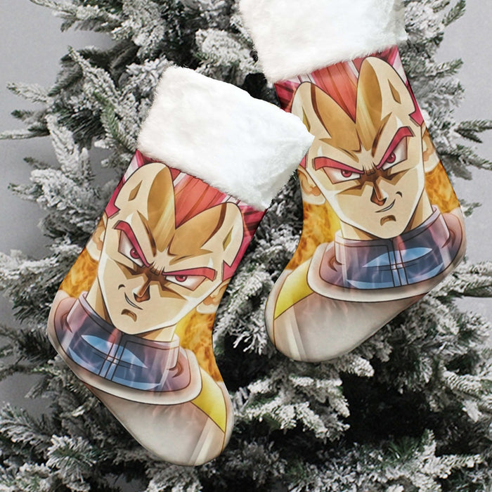 Dragon Ball Super Saiyan God Red Vegeta Cool Casual Christmas Socks