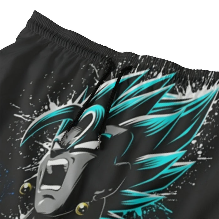 Dragon Ball Super  SSJ Blue Goku Rage Beach Pants