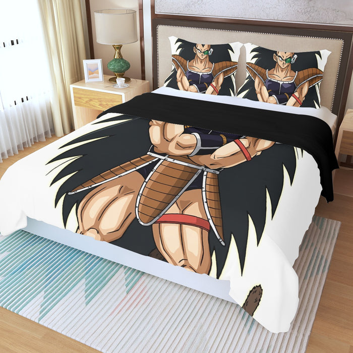 Dragon Ball Z Cool Saiyan Raditz Pride and Proud Three Piece Duvet Cover Set