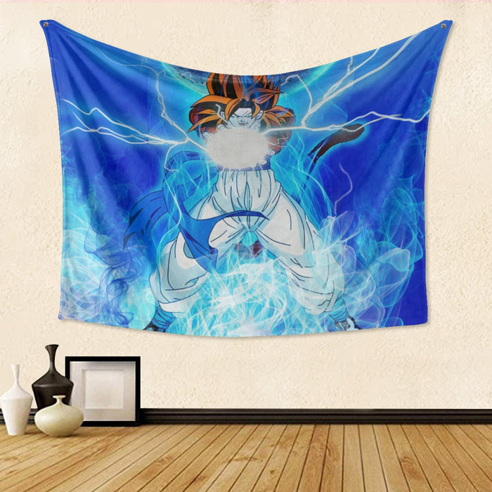 Dragon Ball Z Gogeta Super Saiyan 4 Unbelievable Power Tapestry