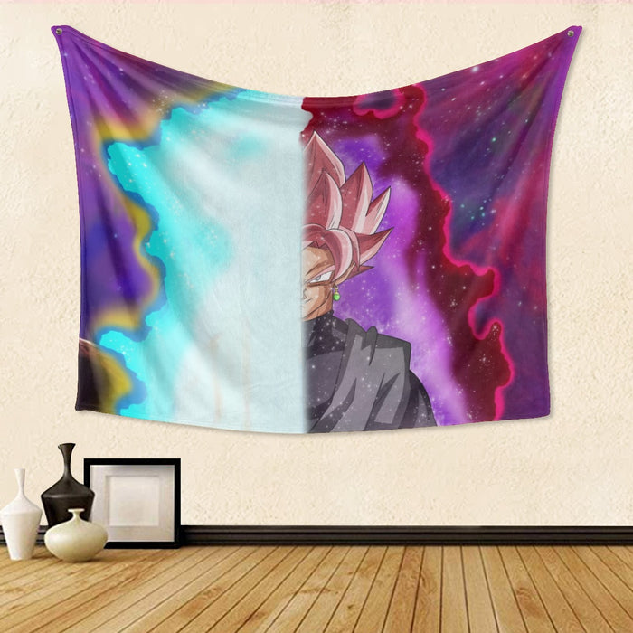 Dragon Ball Z Goku Super Saiyan God and Goku Black Tapestry