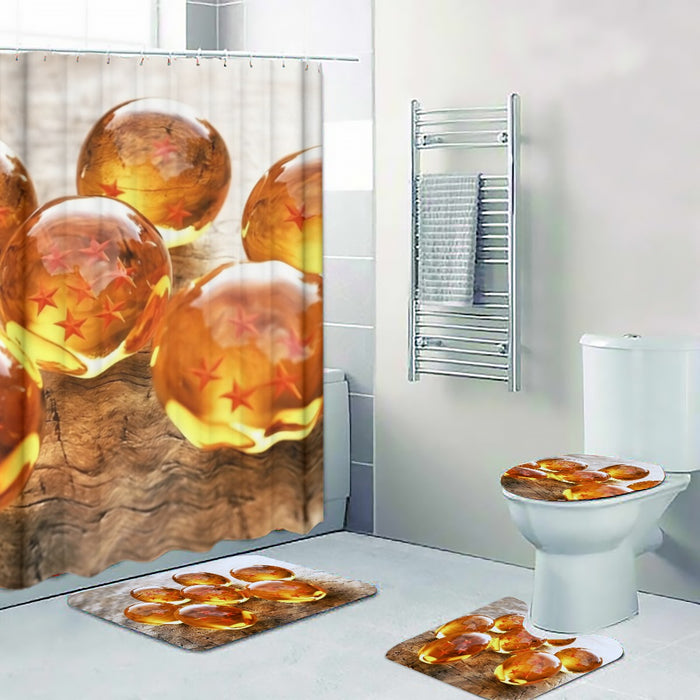 Dragon Ball Z Shenron Dope 7 Stars Crystal Balls Set Four-piece Bathroom