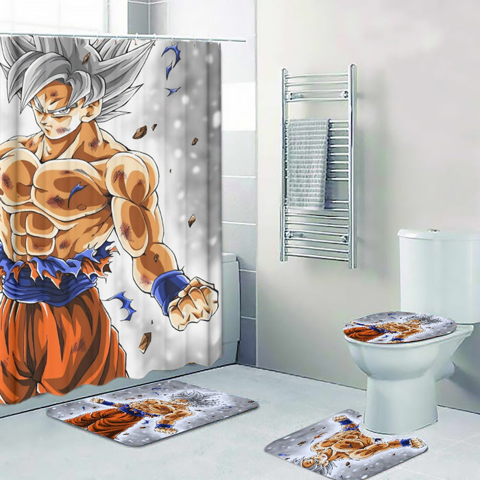 Goku Mastered Ultra Instinct Four-piece Bathroom