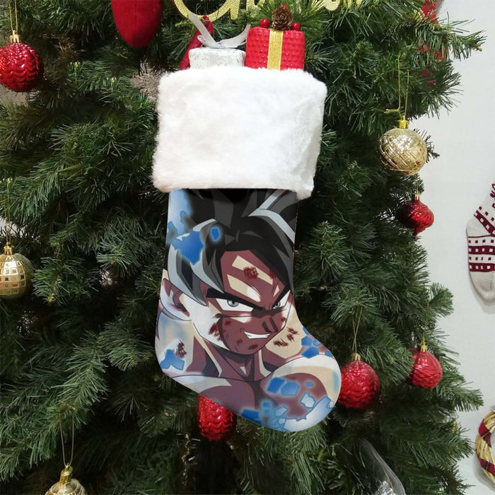 Dragon Ball Super Goku Blue Ultra Instinct Dope Grin Christmas Socks