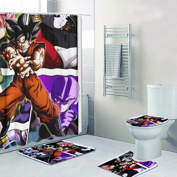 Goku Black Kamehameha Dragon Ball Z Four-piece Bathroom