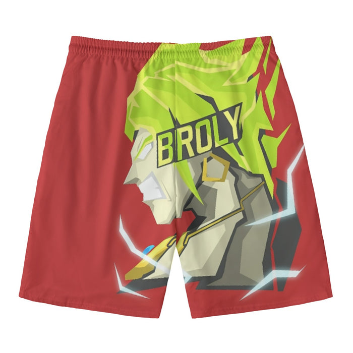 Dragon Ball Super Cool Legendary Broly Cool Vector Art Beach Pants