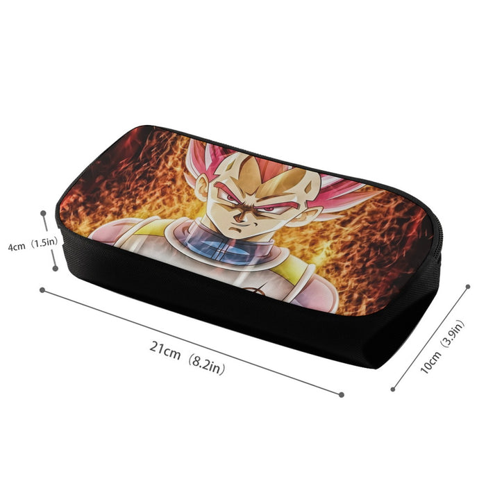 Dragon Ball Super Saiyan God Red Vegeta Cool Casual Pencil Bag