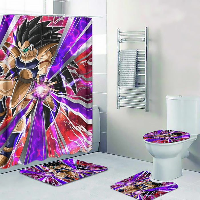 Dragon Ball Z Vibrant Saiyan Raditz Radiant Light Four-piece Bathroom